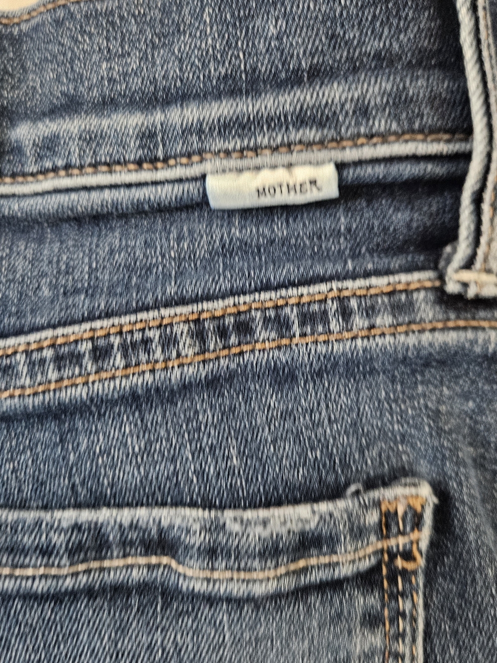 MOTHER High Waisted Runaway Jeans In Teaming Up Size 25 - Picture 8 of 10